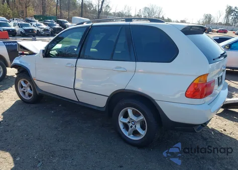 2003 BMW X5 3.0I z USA, uszkodzony, nr VIN 5UXFA53513LV94207